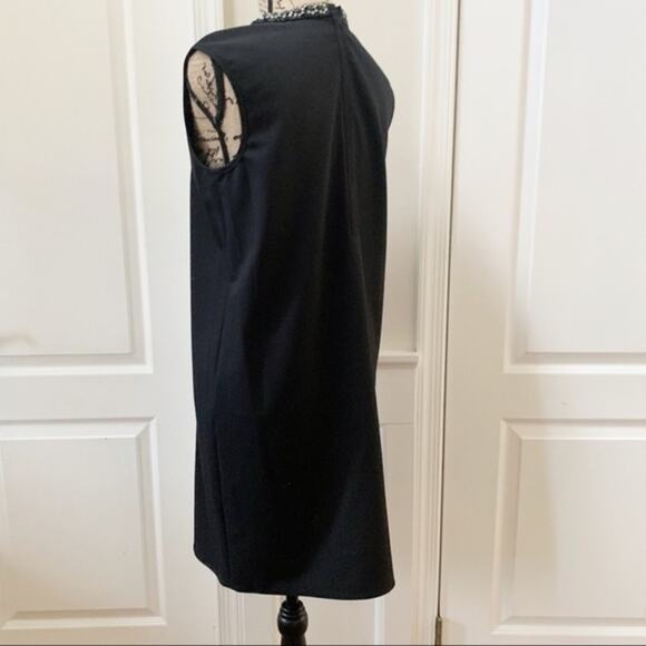 Magaschoni Collection Black Sheath Dress Size 8 - Picture 5 of 16